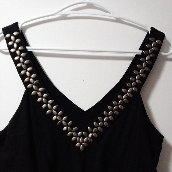 Black Frilly Party Dress by Nine West - New - Picture 3 of 9